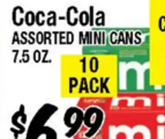 Western Beef Coca-Cola ASSORTED MINI CANS offer