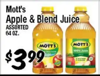 Western Beef Mott's Apple & Blend Juice offer