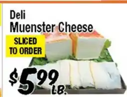 Western Beef Deli Muenster Cheese offer