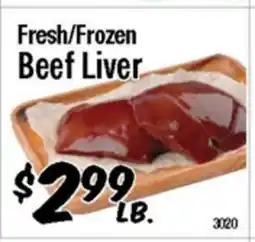 Western Beef Fresh/Frozen Beef Liver offer