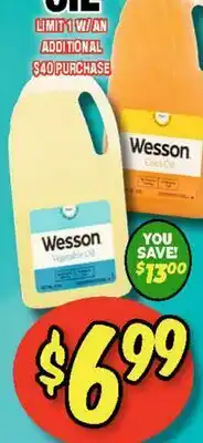 Western Beef WESSON OIL offer
