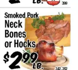 Western Beef Smoked Pork Neck Bones or Hocks offer
