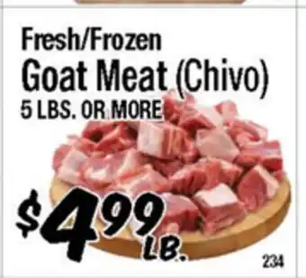Western Beef Fresh/Frozen Goat Meat (Chivo) offer