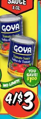 Western Beef GOYA Tomato Sauce offer