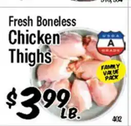 Western Beef Fresh Boneless Chicken Thighs offer