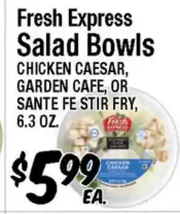 Western Beef Fresh Express Salad Bowls offer