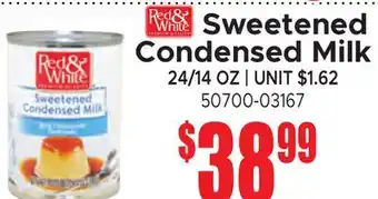Jetro Red & White Sweetened Condensed Milk offer