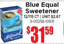 Jetro Blue Equal Sweetener offer