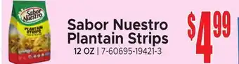 Jetro Sabor Nuestro Plantain Strips offer