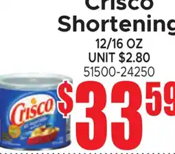 Jetro Crisco Shortening offer