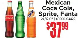 Jetro Mexican Coca Cola, Sprite, Fanta offer