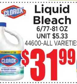 Jetro Liquid Bleach offer