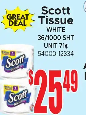 Jetro Scott Tissue offer