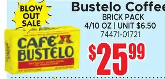 Jetro Bustelo Coffee offer