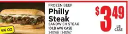 Jetro FROZEN BEEF Philly Steak SANDWICH STEAK offer