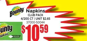 Jetro BOUNTY Napkins offer