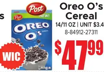 Jetro Oreo O's Cereal offer