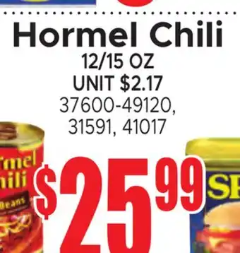 Jetro Hormel Chili offer