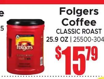 Jetro Folgers Coffee CLASSIC ROAST offer