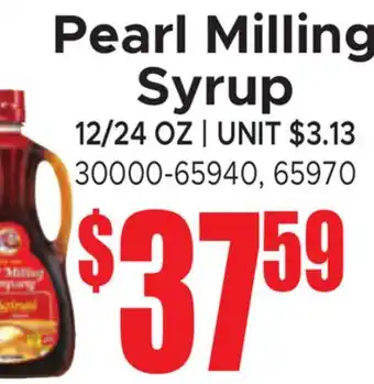 Jetro Pearl Milling Syrup offer