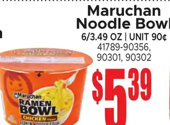 Jetro Maruchan Noodle Bowl offer
