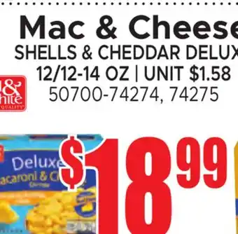 Jetro Mac & Cheese SHELLS & CHEDDAR DELUXE offer