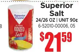 Jetro Superior Salt offer