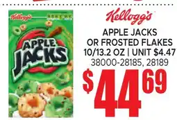 Jetro APPLE JACKS OR FROSTED FLAKES offer