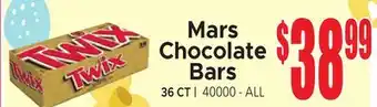 Jetro Mars Chocolate Bars offer