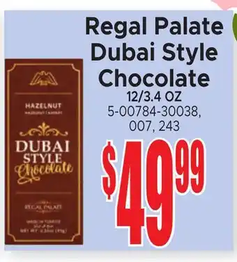 Jetro Regal Palate Dubai Style Chocolate offer