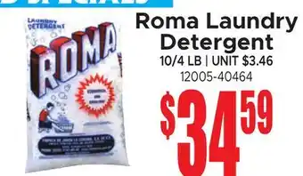 Jetro Roma Laundry Detergent offer