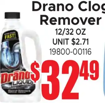 Jetro Drano Clog Remover offer