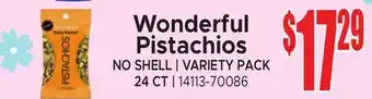 Jetro Wonderful Pistachios offer