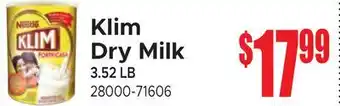 Jetro Klim Dry Milk offer