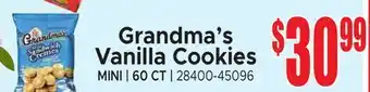 Jetro Grandma's Vanilla Cookies offer