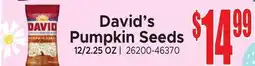 Jetro David's Pumpkin Seeds offer