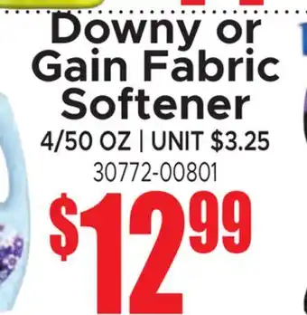Jetro Downy or Gain Fabric Softener offer