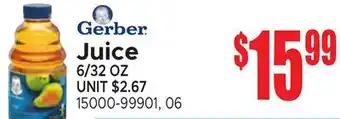 Jetro Gerber Juice offer