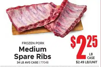 Jetro FROZEN PORK Medium Spare Ribs offer