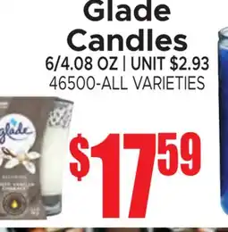 Jetro Glade Candles offer