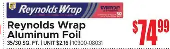 Jetro Reynolds Wrap Aluminum Foil offer