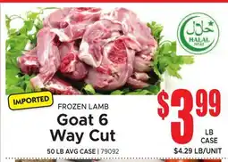 Jetro FROZEN LAMB Goat 6 Way Cut offer