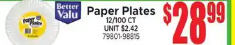 Jetro Paper Plates offer