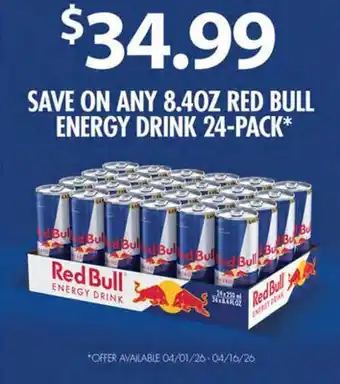 Jetro ANY 8.4OZ RED BULL ENERGY DRINK 24-PACK offer
