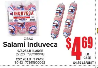 Jetro CIBAO Salami Induveca offer