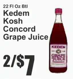The Food Emporium Kedem Kosh Concord Grape Juice offer