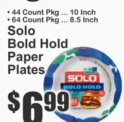 The Food Emporium Solo Bold Hold Paper Plates offer