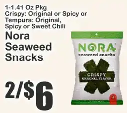 The Food Emporium Nora Seaweed Snacks offer