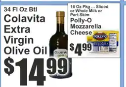 The Food Emporium 34 Fl Oz Btl Colavita Extra Virgin Olive Oil offer