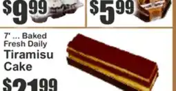 The Food Emporium Tiramisu Cake offer